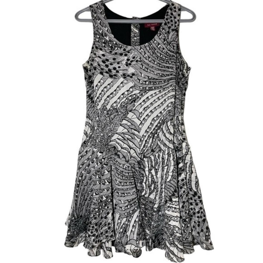 Ted Baker Sleeveless Ruffle Dress size US 6